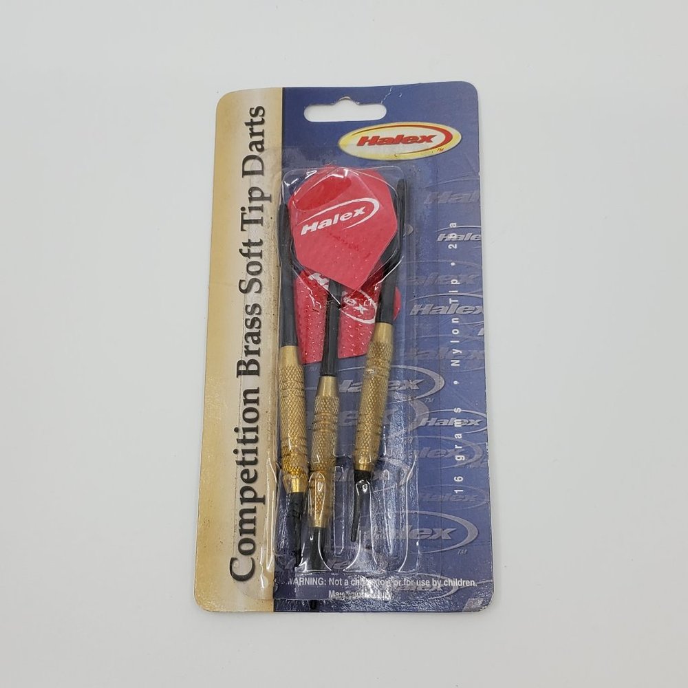 Sports Halex Competition Brass Soft Tip Darts New